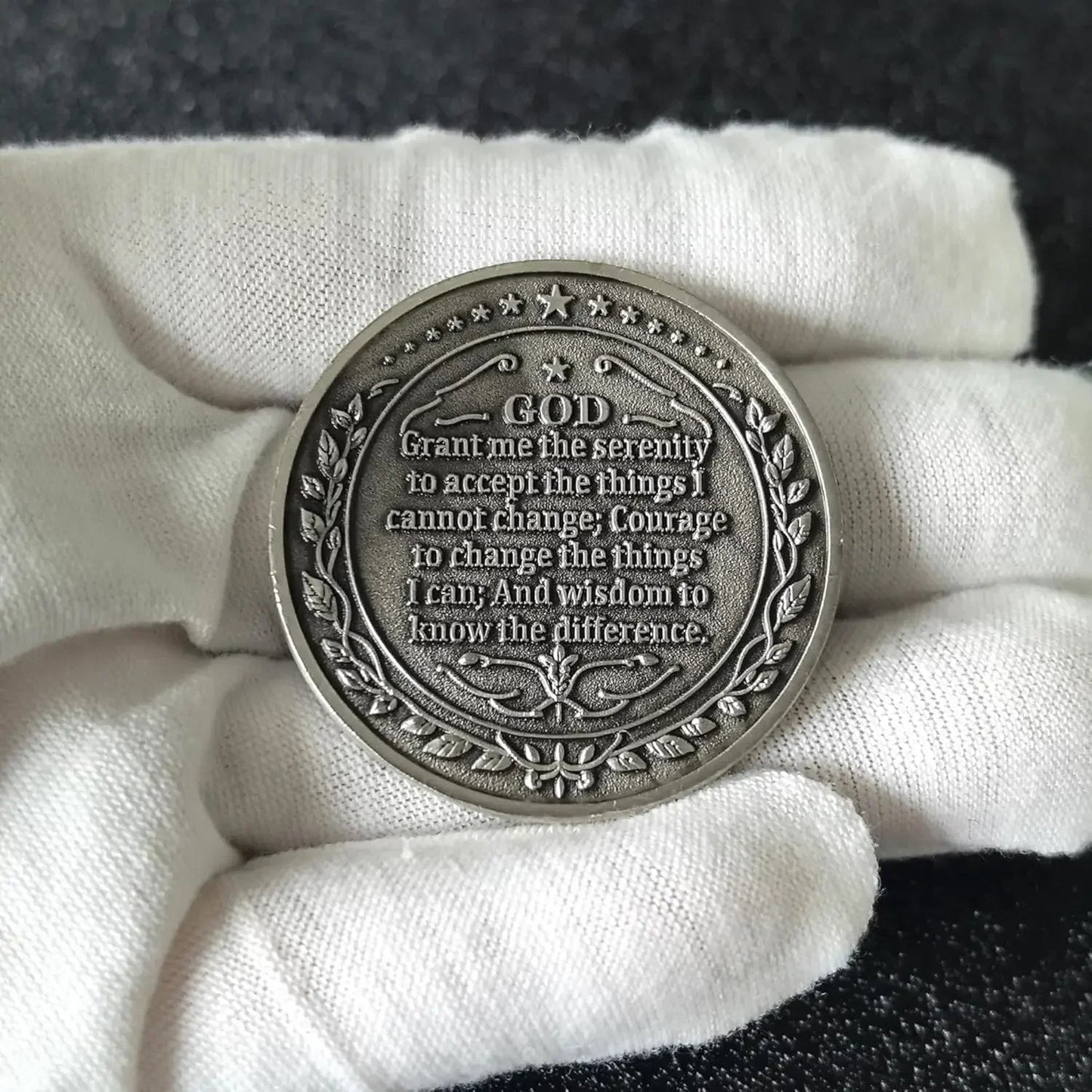 Serenity and Courage Sobriety Chip