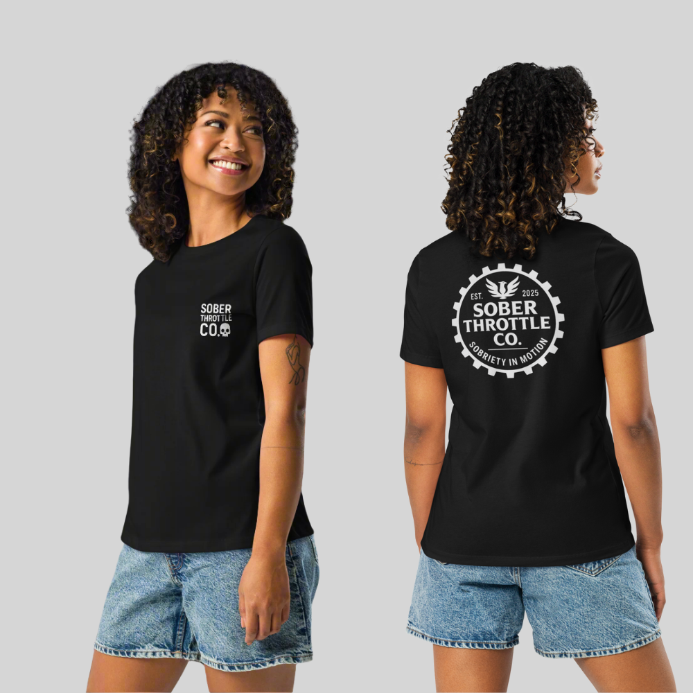 Sobriety in Motion Women’s Relaxed T-Shirt