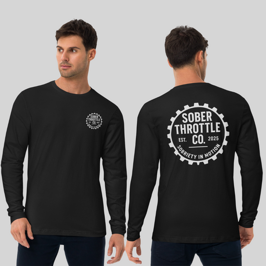 Sobriety in Motion Long Sleeve Fitted Crew