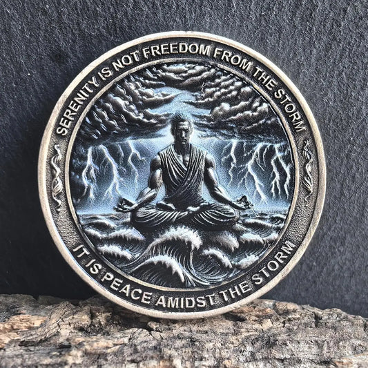 Serenity Peace Within The Storm Sobriety Chip