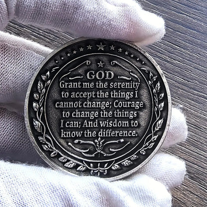 Serenity Peace Within The Storm Sobriety Chip
