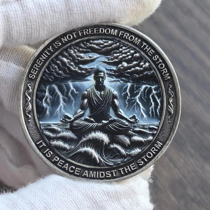 Serenity Peace Within The Storm Sobriety Chip