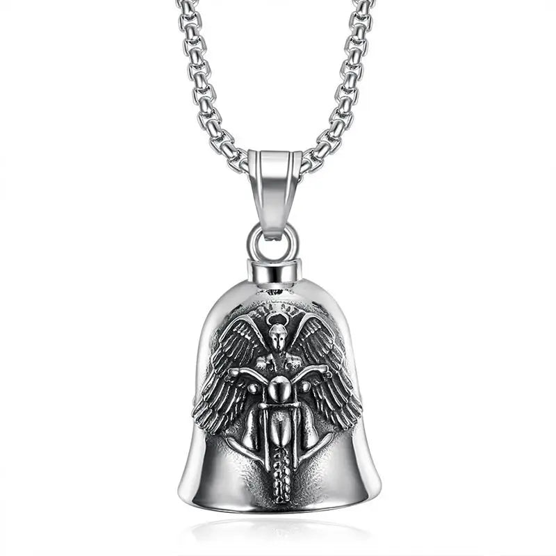 Archangel Motorcycle Bell Pendant