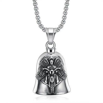 Archangel Motorcycle Bell Pendant