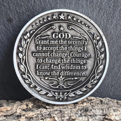 Serenity Peace Within The Storm Sobriety Chip