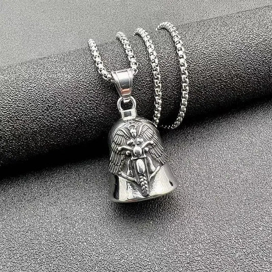 Archangel Motorcycle Bell Pendant