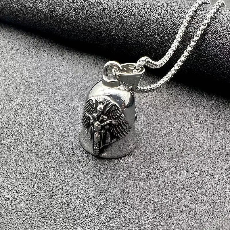 Archangel Motorcycle Bell Pendant