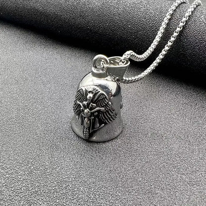 Archangel Motorcycle Bell Pendant