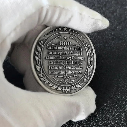 Serenity and Courage Sobriety Chip