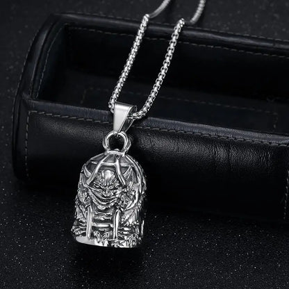 Motorcycle Devil Cage Bell Pendant