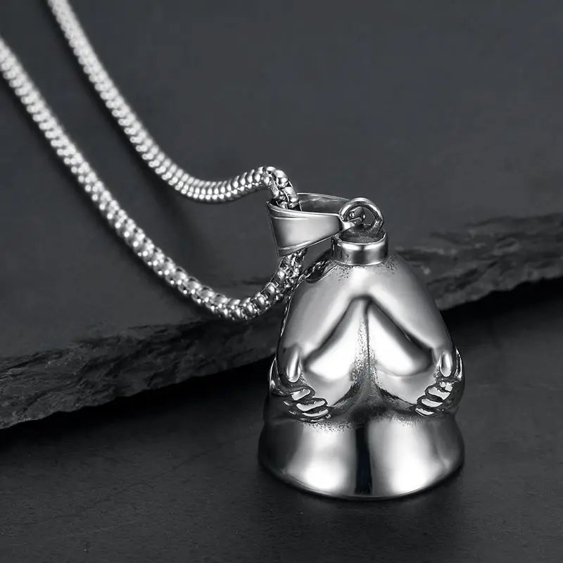 Guardian Bell Palm Exorcism Bell Pendant