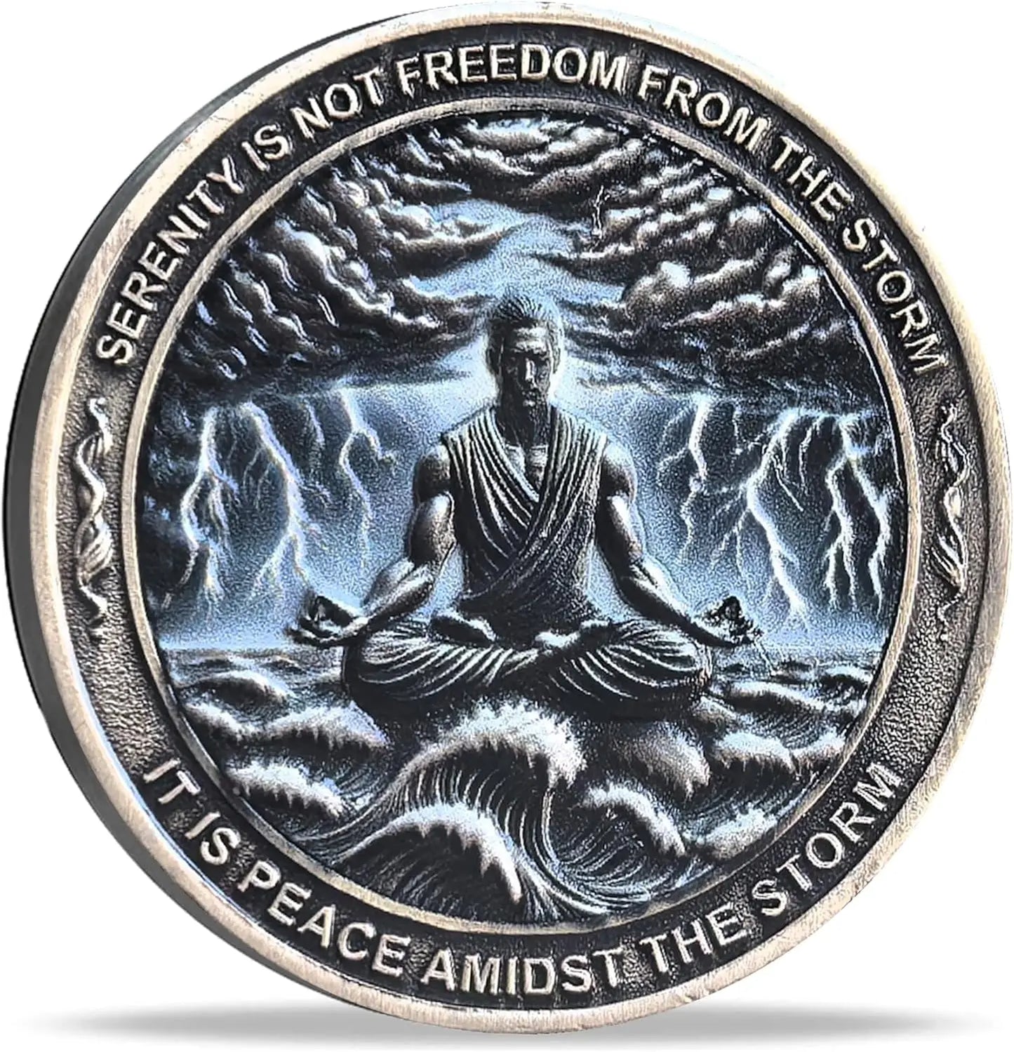 Serenity Peace Within The Storm Sobriety Chip