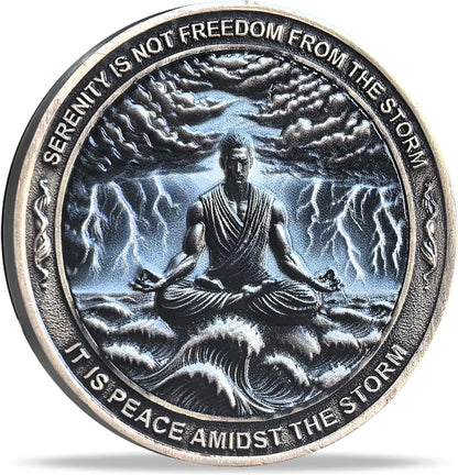 Serenity Peace Within The Storm Sobriety Chip