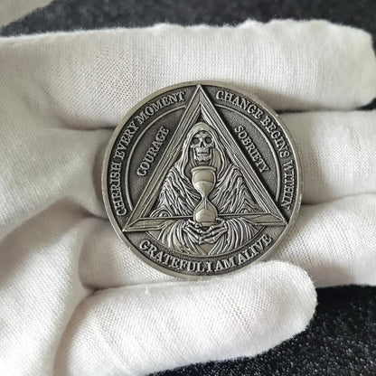Serenity and Courage Sobriety Chip