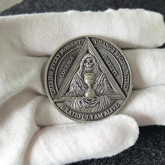 Serenity and Courage Sobriety Chip