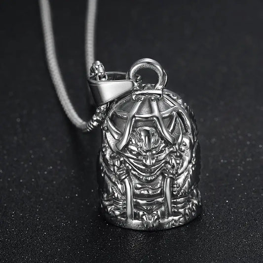 Motorcycle Devil Cage Bell Pendant